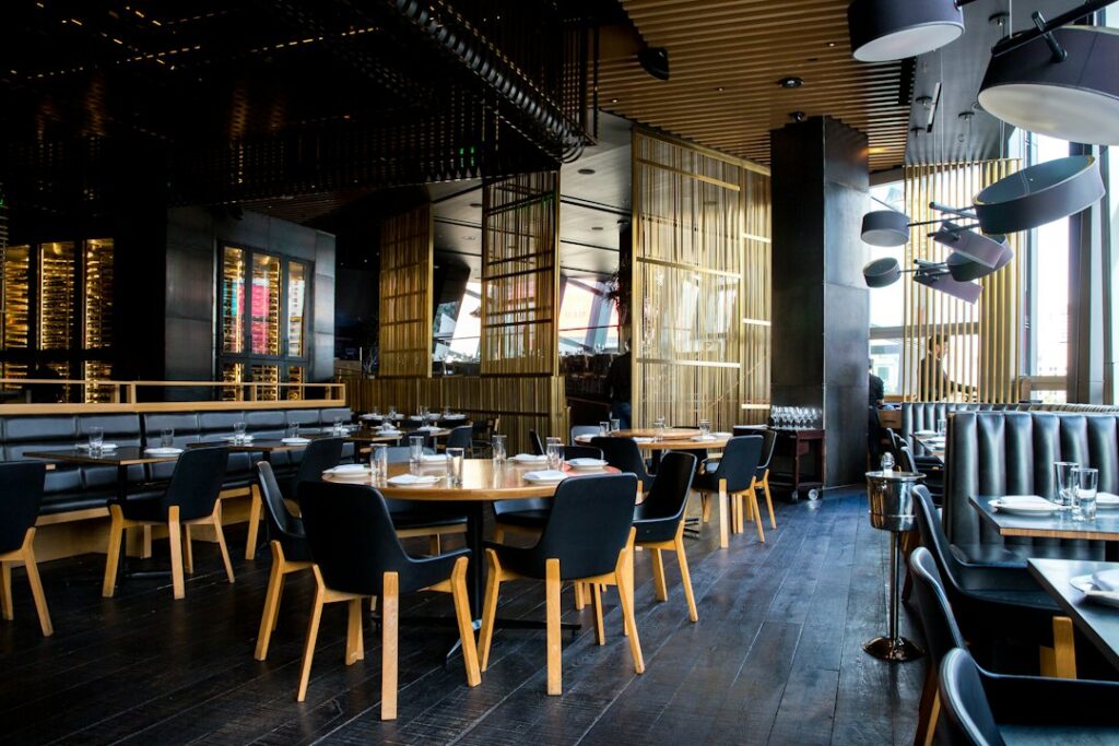 Restaurant dining room interior